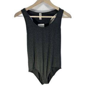 Mittoshop Tank Bodysuit Women’s Medium Black NWT  Made In USA ST#BT5297